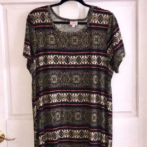 XL LuLaRoe Carly dress - EUC - Leggings material